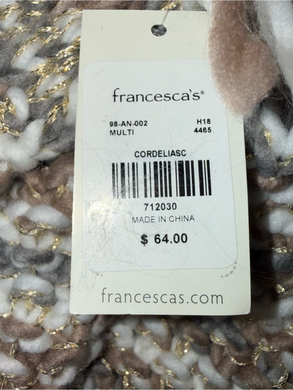 Francesca’s Beanie And Fringe Poncho Bundle - Picture 5 of 5
